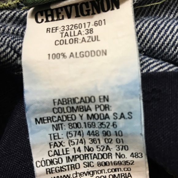 CHEVIGNON 1957 MEN'S JEANS SIZE 38 - Picture 9 of 10